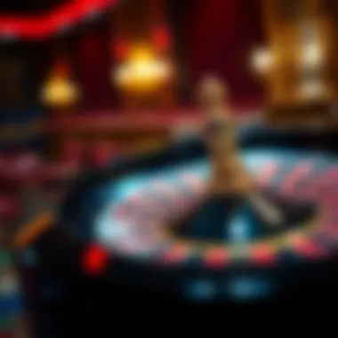 Elegant Roulette Wheel in Action The elegant roulette wheel in action
