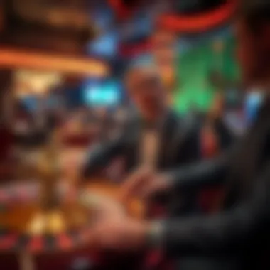 Strategic Betting at Live Roulette A strategic player analyzing bets